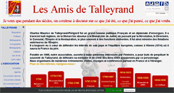 Desktop Screenshot of amis-talleyrand.org